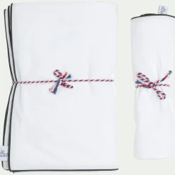 Housse De Couette*alinea Housse de couette en percale de coton 260x240cm - Blanc