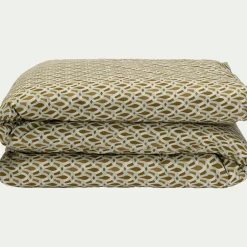 Housse De Couette*alinea Housse de couette en percale de coton 240x220cm - brun Marron