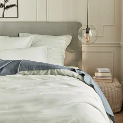 Housse De Couette*alinea Housse de couette en satin lavé 260x240cm - opaline Vert