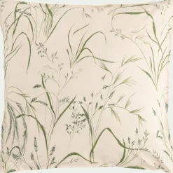 Parure De Lit*alinea Housse de couette 240x220cm et 2 taies d'oreiller 63x63cm en coton à motif végétal - Beige