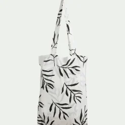 Parure De Lit*alinea Housse de couette 240x220cm et 2 taies d'oreiller 63x63cm en coton - motifs branches d'aloyse Blanc