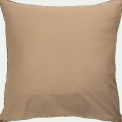 Parure De Lit*alinea Housse de couette 260x240cm et 2 taies d'oreiller 63x63cm en coton lavé - Beige