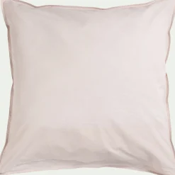 Parure De Lit*alinea Housse de couette 240x220cm et 2 taies d'oreiller 63x63cm en percale de coton motif végétal - Bleu