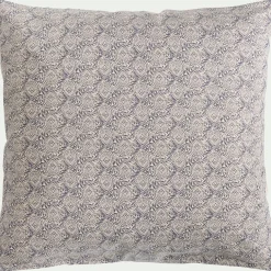 Parure De Lit*alinea Housse de couette 260x240cm et 2 taies d'oreiller 63x63cm en coton et lin - motif amande Bleu