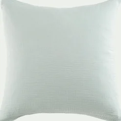 Parure De Lit*alinea Housse de couette 240x220cm et 2 taies d'oreiller 63x63cm en double gaze de coton - littoral Bleu