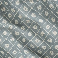 Parure De Lit*alinea Housse de couette 240x220cm et 2 taies d'oreiller 63x63cm en coton lavé - Bleu