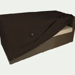 Housse De Protection*alinea Housse de protection pour canapé de jardin 2 places - noir - (L170x90xH60cm)