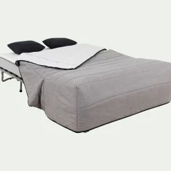 Housse Clic-Clac & Bz*alinea Housse pour canapé BZ et 2 housses de coussin 160x200cm - borie Gris