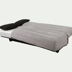 Housse Clic-Clac & Bz*alinea Housse pour canapé clic-clac et 2 housses de coussin 130x190cm - borie Gris