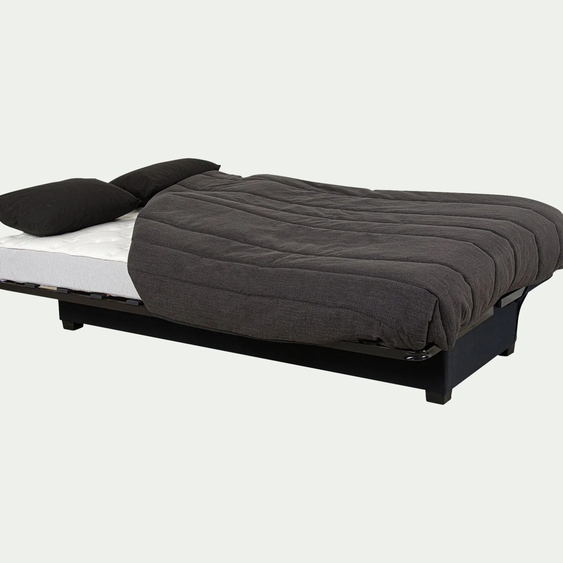 Housse Clic-Clac & Bz*alinea Housse pour clic-clac 130x190cm et 2 housses de coussin - anthracite Gris