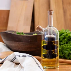 Salière Et Poivrière*alinea Huilier et vinaigrier en verre - Transparent