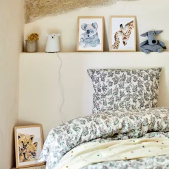 Matelas Enfant|Déco Murale*alinea Image aquarelle encadrée famille de koalas - A4 Naturel