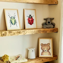 Matelas Enfant|Déco Murale*alinea Image aquarelle encadrée ourson - A4