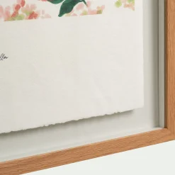 Toile, Tableau Et Affiche*alinea Image encadrée d'hortensias 45x63cm - Rose