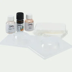 Cosmétique*alinea Kit de création de savons à l'argile Marron