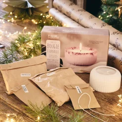 Bougie Et Photophore De Noël|Objet Décoratif De Noël*alinea Kit de création d'une bougie éternelle Rose