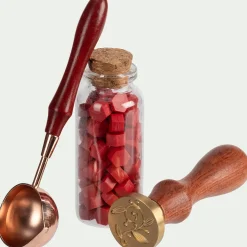Objet Décoratif De Noël*alinea Kit pour sceau de cire - Rouge