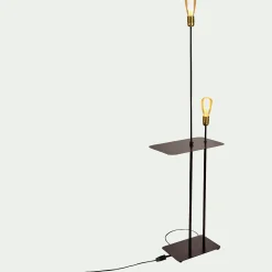 Pied De Lampadaire|Lampadaire Droit*alinea Lampadaire en métal H135cm - Noir