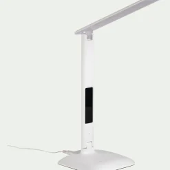 Lampe De Bureau*alinea Lampe à clapet tactile avec écran - H33,5cm Blanc