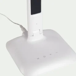 Lampe De Bureau*alinea Lampe à clapet tactile avec écran - H33,5cm Blanc