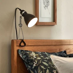 Lampe De Bureau|Lampe À Poser*alinea Lampe à pince électrifiée en acier - H34cm Noir