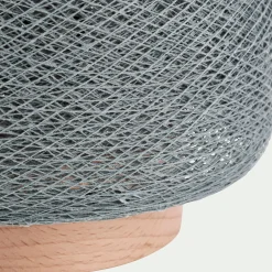 Lampe Chambre Enfant|Commode Enfant*alinea Lampe à poser en hêtre H16cm - de gris Vert