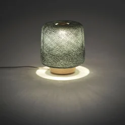 Lampe Chambre Enfant|Commode Enfant*alinea Lampe à poser en hêtre H16cm - de gris Vert