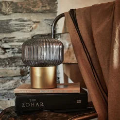 Lampe À Poser*alinea Lampe à poser en verre D16cm - Doré