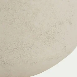Lampe À Poser*alinea Lampe à poser électrifiée en céramique et coton D38cm - Beige