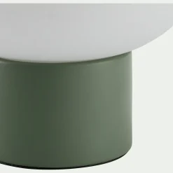 Lampe À Poser*alinea Lampe à poser électrifiée en verre et en fer - Vert