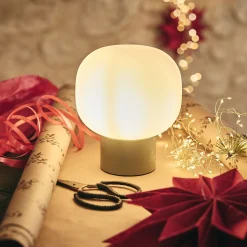 Lampe À Poser*alinea Lampe à poser électrifiée en verre et en fer - Vert