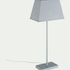 Lampe De Chevet|Lampe À Poser*alinea Lampe à poser électrifiée en coton - calaluna H47cm Bleu