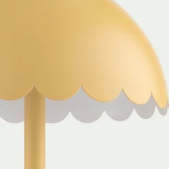 Matelas Enfant*alinea Lampe à poser électrifiée en acier H31,5cm - Jaune