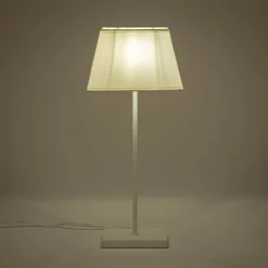 Lampe De Chevet|Lampe À Poser*alinea Lampe à poser électrifiée en coton H47cm - Blanc