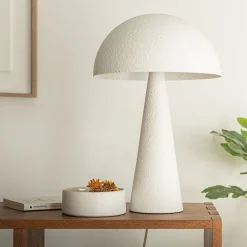 Lampe De Chevet|Lampe De Bureau*alinea Lampe à poser électrifiée en acier H30cm - Blanc