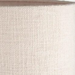 Lampe À Poser*alinea Lampe à poser électrifiée en céramique et coton H73cm - Blanc