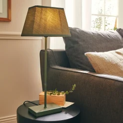 Lampe De Chevet|Lampe À Poser*alinea Lampe à poser électrifiée en coton - cèdre H47cm Vert