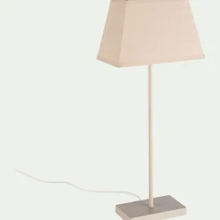 Lampe De Chevet|Lampe À Poser*alinea Lampe à poser électrifiée en coton H47cm - alpilles Beige