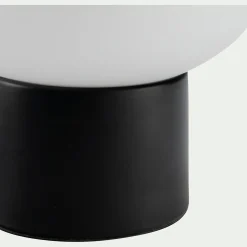 Lampe À Poser*alinea Lampe à poser électrifiée en verre et en fer - Noir