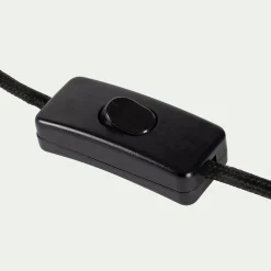 Lampe À Poser*alinea Lampe à poser électrifiée en métal et jonc de mer H68cm - Doré