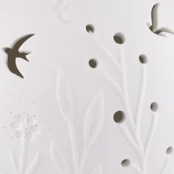 Matelas Enfant|Lampe Chambre Enfant*alinea Lampe à poser électrifiée forme globe ajouré en porcelaine D16cm - Blanc