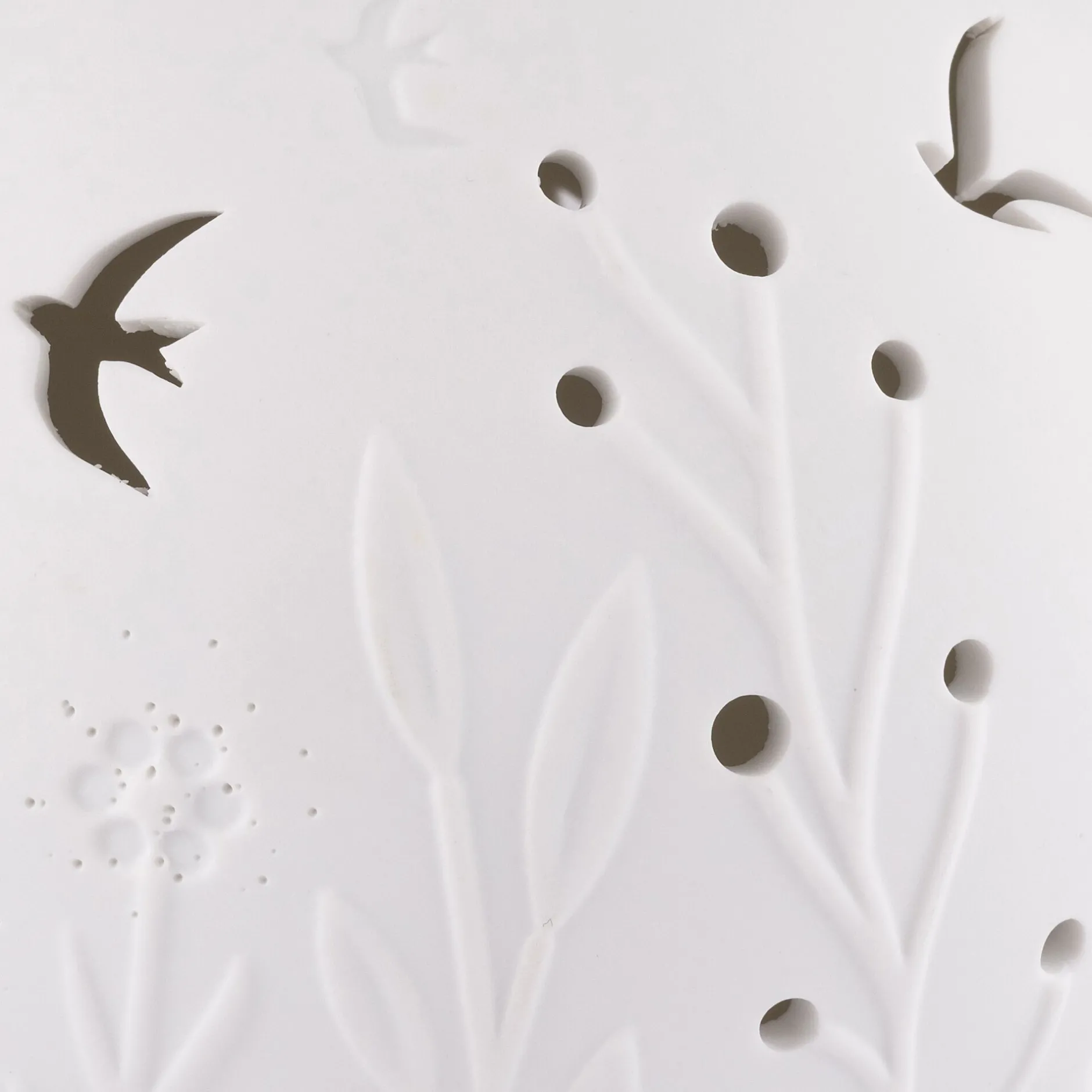 Matelas Enfant|Lampe Chambre Enfant*alinea Lampe à poser électrifiée forme globe ajouré en porcelaine D16cm - Blanc