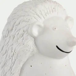 Lampe Chambre Enfant|Commode Enfant*alinea Lampe à poser électrifiée forme hérisson en porcelaine H19,8cm - Blanc