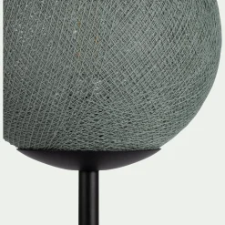 Lampe De Chevet|Lampe De Bureau*alinea Lampe à poser électrifiée tissée à la main H39,60cm - Vert