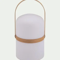 Luminaire Exterieur|Lampe Et Lampadaire D'Extérieur*alinea Lampe à poser pour l'extérieur H36xD18cm - Blanc