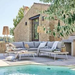 Luminaire Exterieur|Lampes Solaires & Nomades*alinea Lampe à poser solaire en bambou H36cm - Naturel