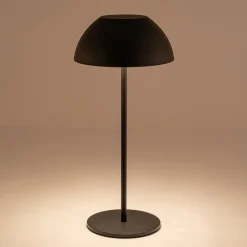 Luminaire Exterieur|Lampes Solaires & Nomades*alinea Lampe de table à poser nomade H28cm - Noir