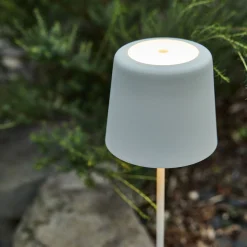 Luminaire Exterieur|Lampe Et Lampadaire D'Extérieur*alinea Lampe de table à poser nomade H37cm - Blanc