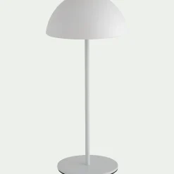 Luminaire Exterieur|Lampes Solaires & Nomades*alinea Lampe de table à poser nomade H28cm - Blanc
