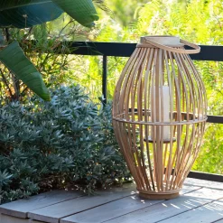 Lanterne Exterieur|Lanterne*alinea Lanterne en rotin - D34.5xH60.5cm Naturel